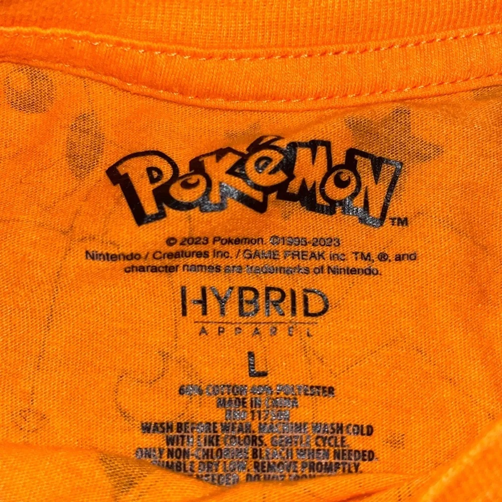 Hybrid Apparel Orange Pokémon T-Shirt Halloween